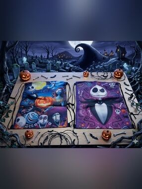 Nightmare Before Christmas Drawstring Backpack - NWOT Set Of 2